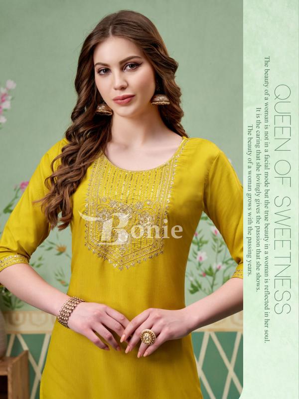 Bonie Victoria Vol 2 Silk Sequence Work Fancy Kurti